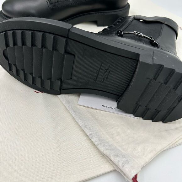 Men's Salvatore, Ferragamo, Iglesias, gancio Chelsea boots size 8.5 EE - Picture 8 of 14